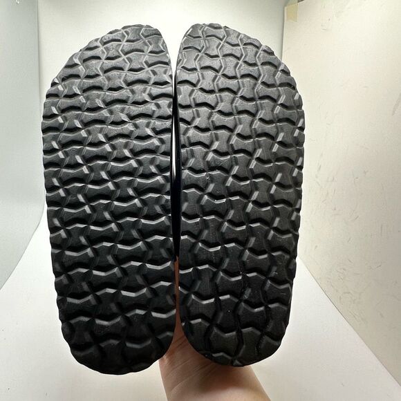 CUSHIONAIRE Women's Cork Footbed Sandal With +Comfort 7 BLACK - Picture 5 of 7